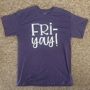 Gildan Purple 'Fri-yay!' Women’s T-Shirt